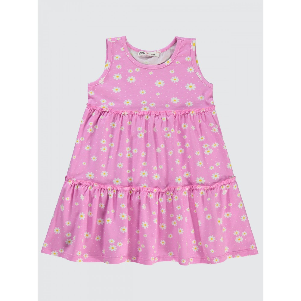 Fondant Pink Girls-Dress and Overall Fondant Pink Girls-Dress and Overall