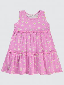 Fondant Pink Girls-Dress and Overall