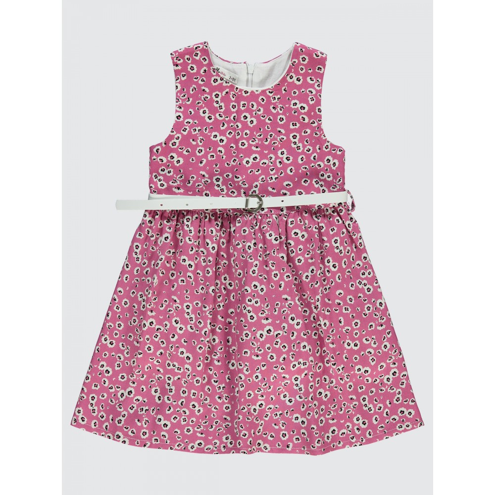 Fuchsia Girls-Dress and Overall Fuchsia Girls-Dress and Overall