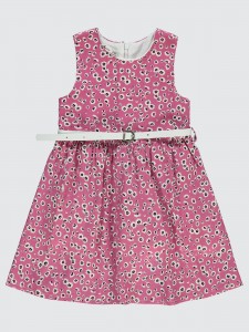 Fuchsia Girls-Dress and Overall