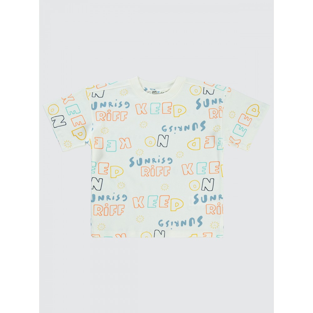 Cream Boys-T-Shirt Cream Boys-T-Shirt