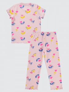 Rose Pink Girls-Pajama Set