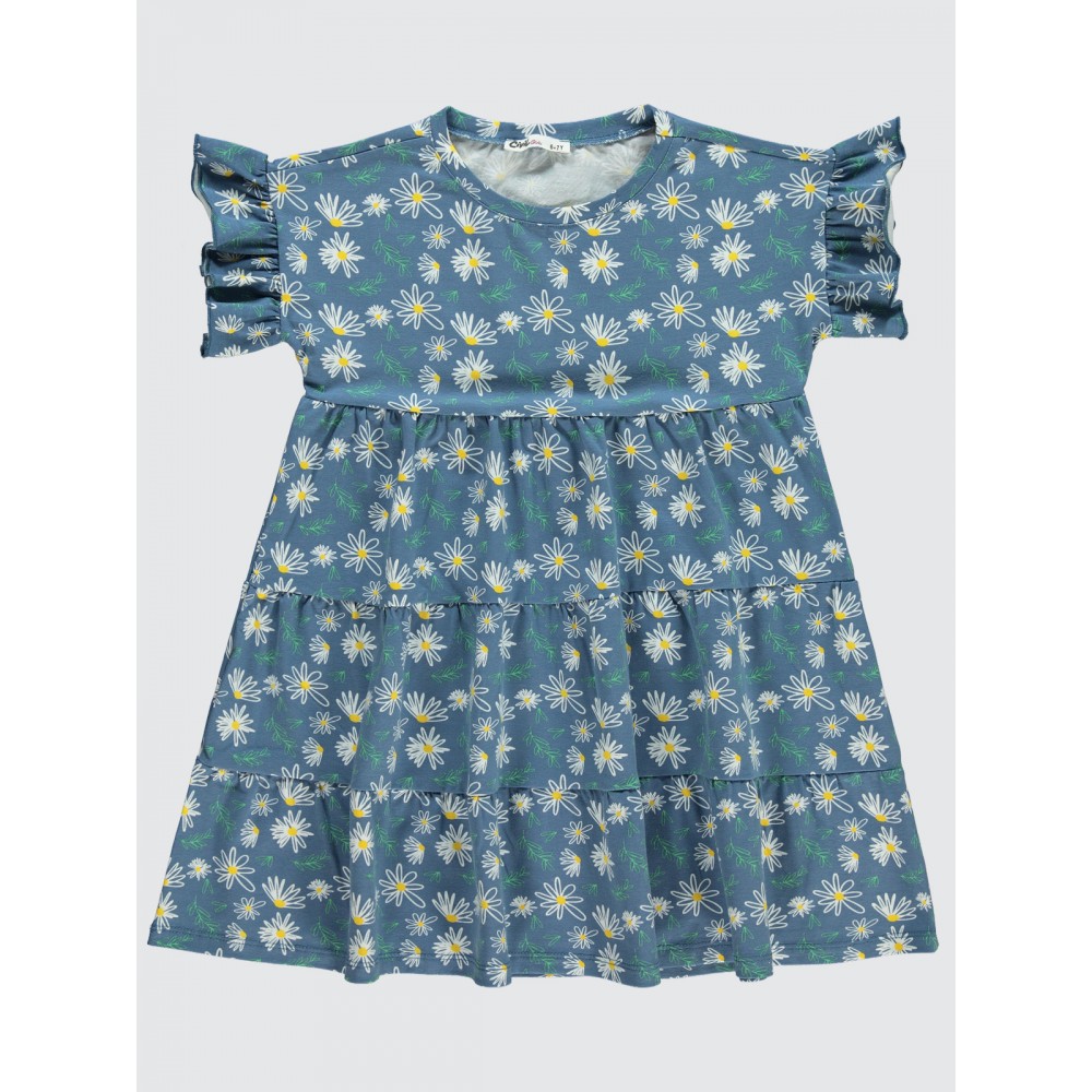 Elemental Blue Girls-Dress and Overall Elemental Blue Girls-Dress and Overall