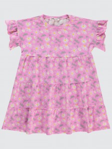 Fondant Pink Girls-Dress and Overall