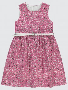 Fuchsia Girls-Dress and Overall