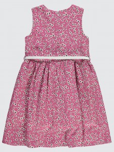 Fuchsia Girls-Dress and Overall