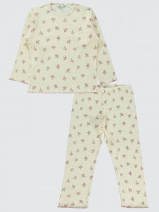 Salmon Girls-Pajama Set