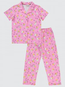 Fondant Pink Girls-Pajama Set