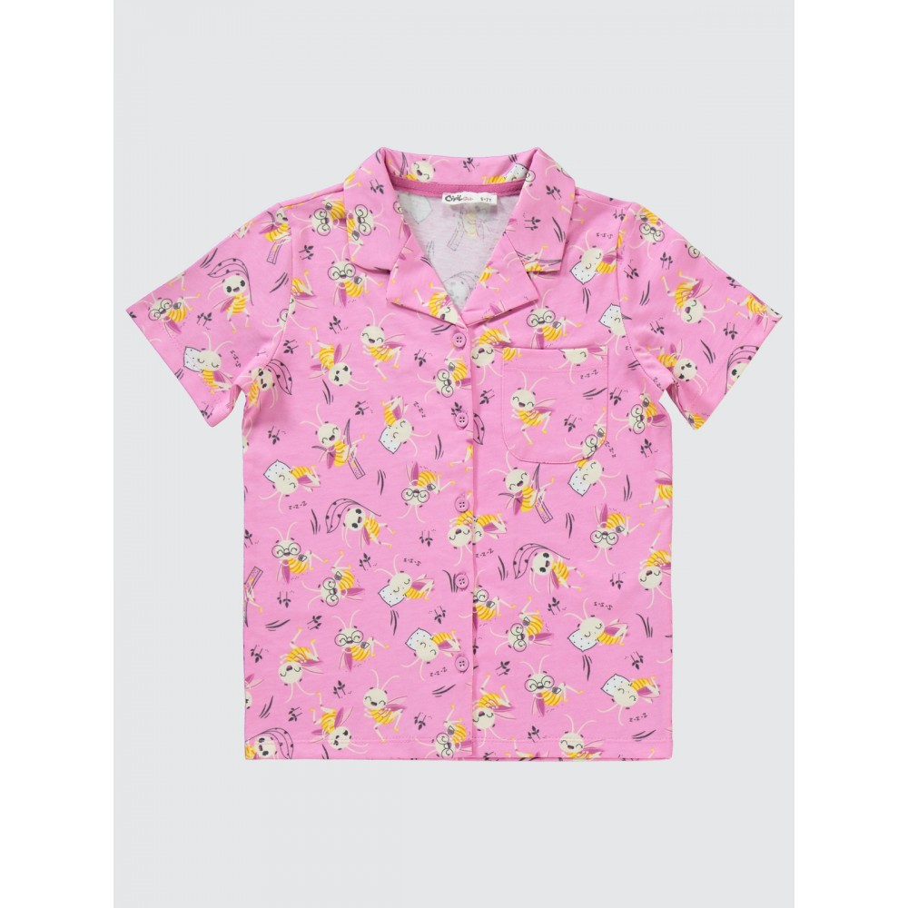 Fondant Pink Girls-Pajama Set Fondant Pink Girls-Pajama Set