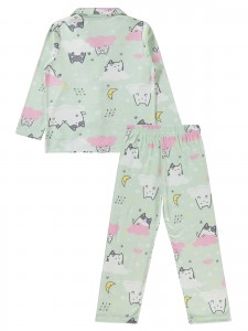 Fresh Mint Girls-Pajama Set