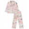 Dark Salmon Girls-Pajama Set
