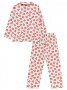 Ecru Girls-Pajama Set