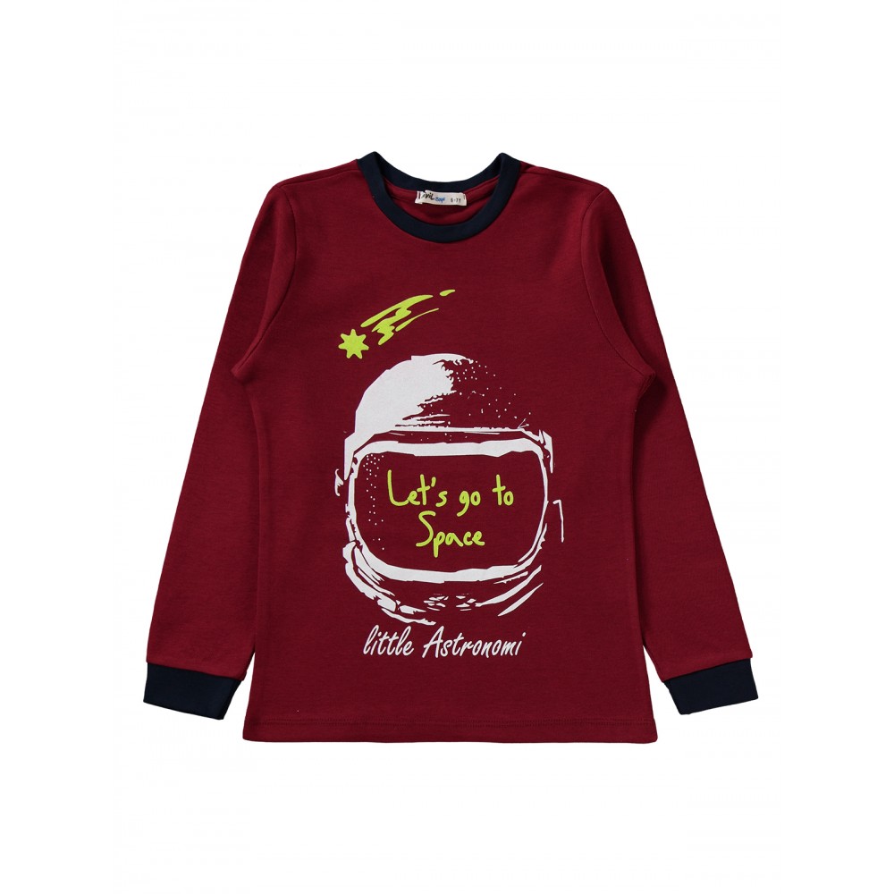 Burgundy Boys-Pajama Set Burgundy Boys-Pajama Set