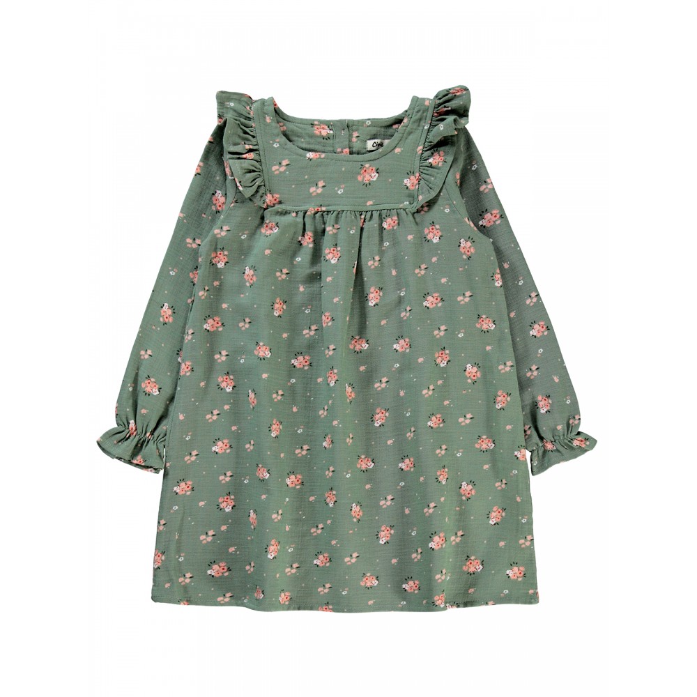 Green Girls-Dress and Overall Green Girls-Dress and Overall