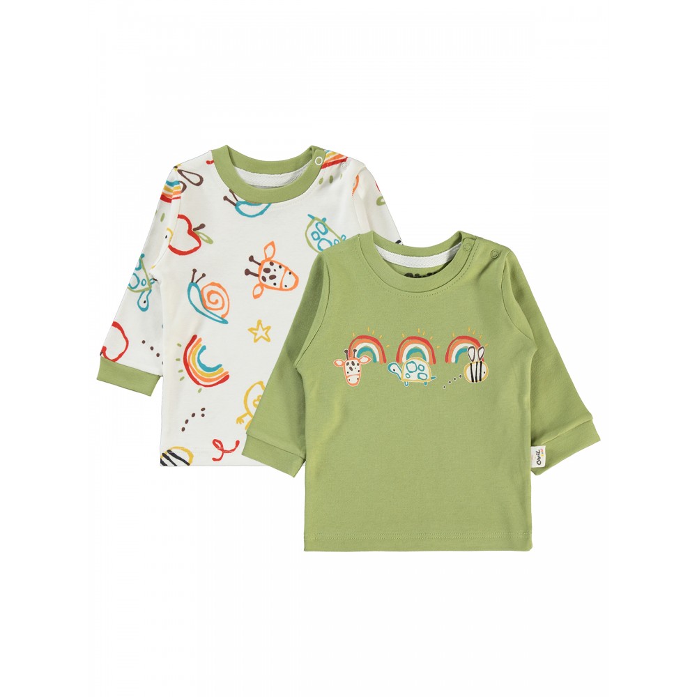 Green Baby-Sweatshirt Green Baby-Sweatshirt