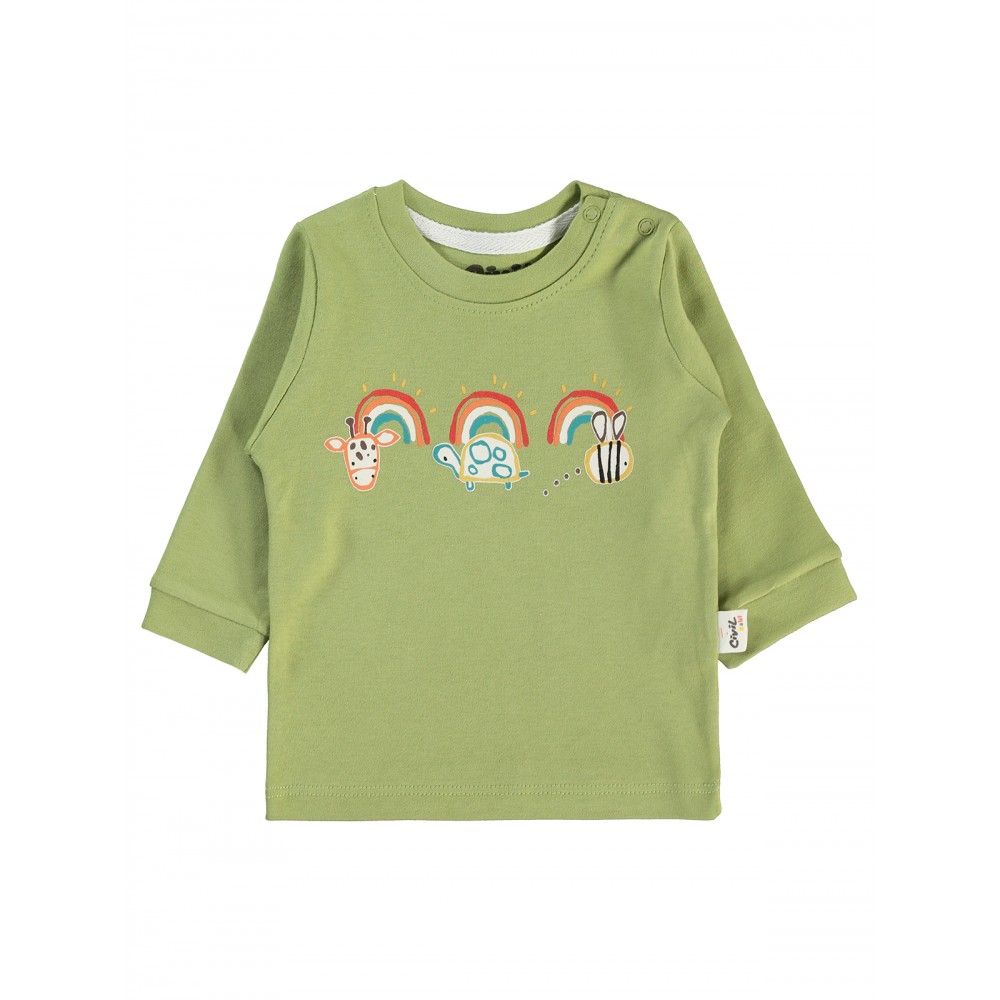 Green Baby-Sweatshirt Green Baby-Sweatshirt