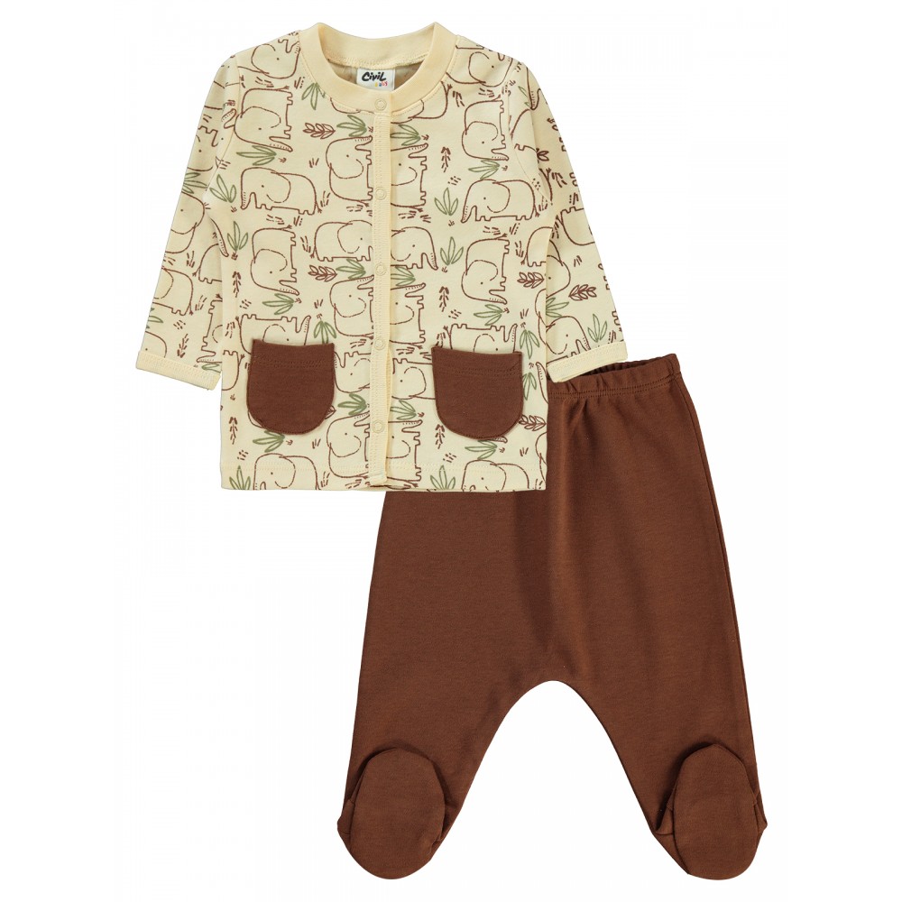 Ivory Baby-Pajama Set Ivory Baby-Pajama Set
