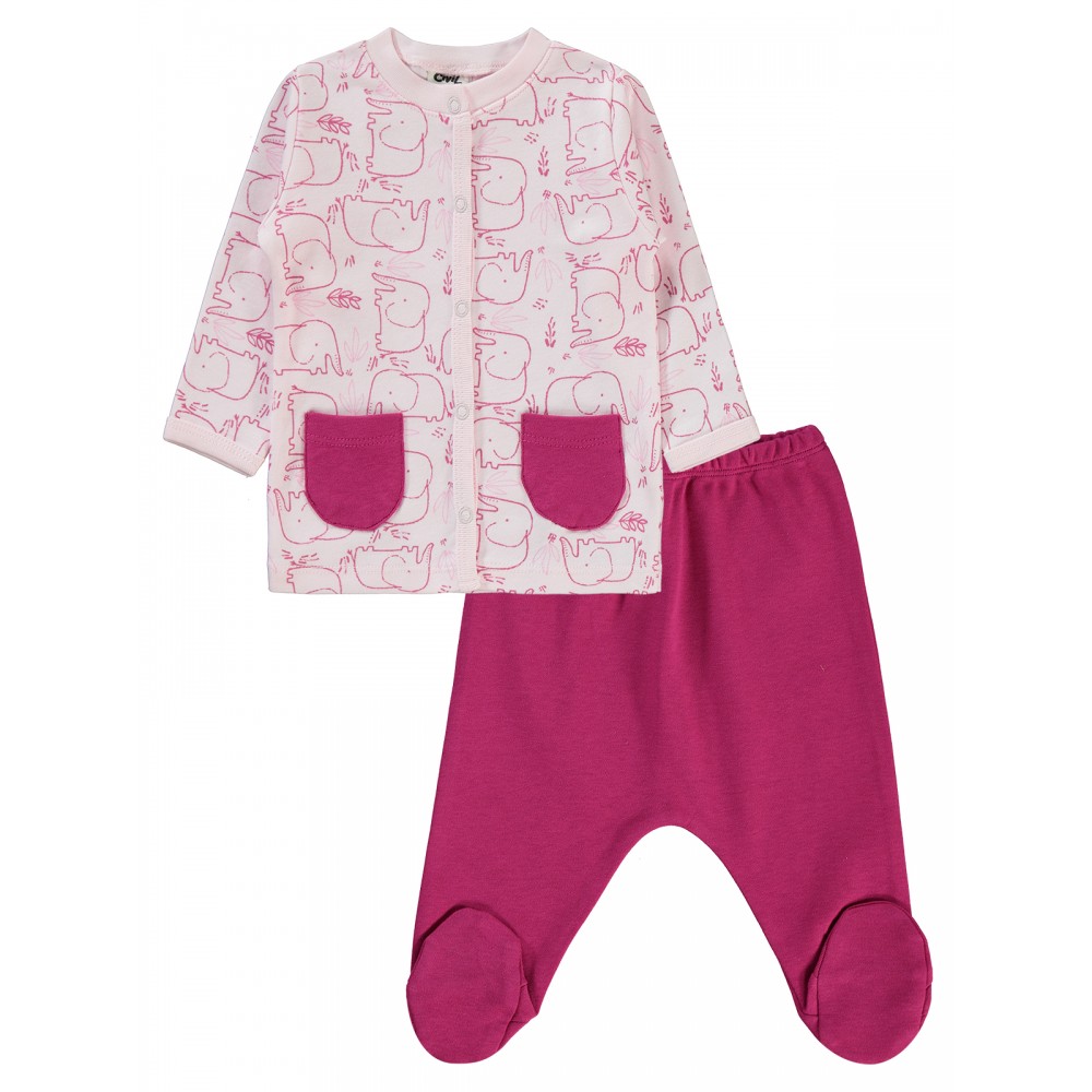 Pink Baby-Pajama Set Pink Baby-Pajama Set