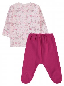 Pink Baby-Pajama Set