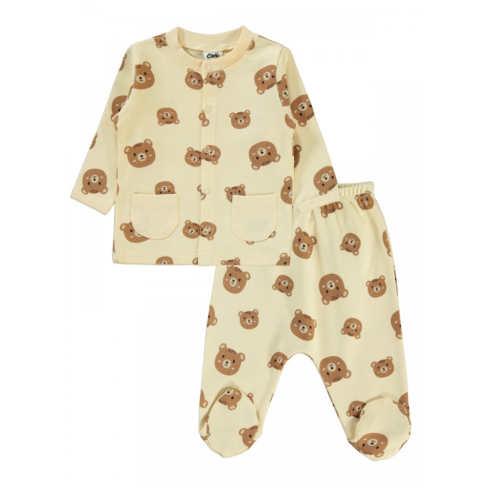 Ivory Baby-Pajama Set Ivory Baby-Pajama Set