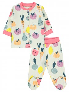 Pink Baby-Pajama Set