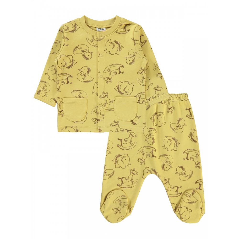 Soft Yellow Baby-Pajama Set Soft Yellow Baby-Pajama Set