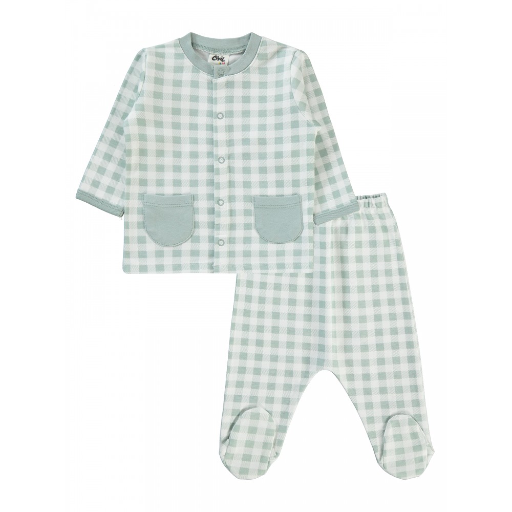 Green Almond Baby-Pajama Set Green Almond Baby-Pajama Set