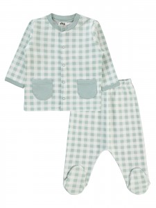 Green Almond Baby-Pajama Set