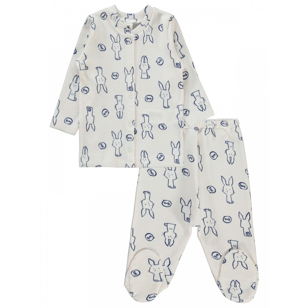 Salmon Baby-Pajama Set Salmon Baby-Pajama Set