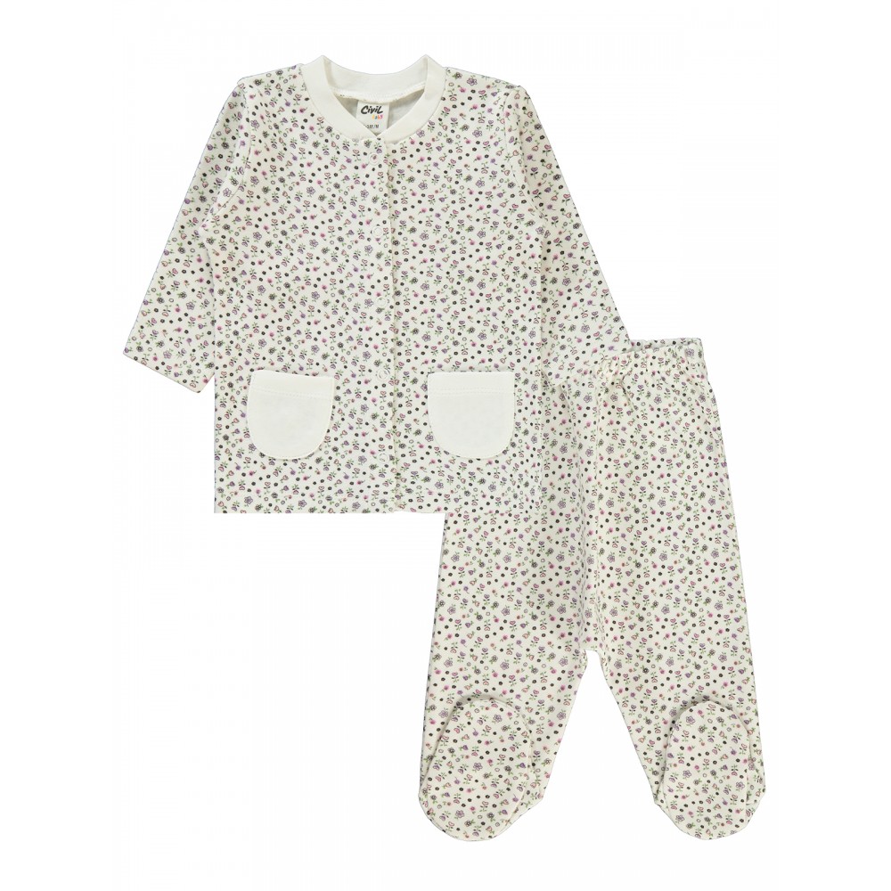 Ecru Baby-Pajama Set Ecru Baby-Pajama Set