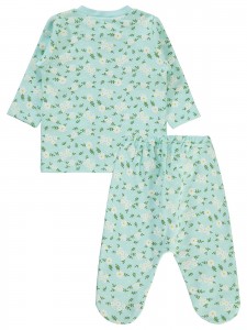 Mint Baby-Pajama Set