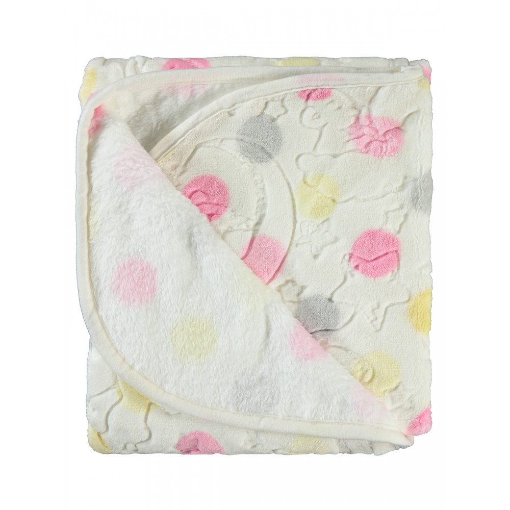 Cream-Pink Baby-Blanket and Swaddle Cream-Pink Baby-Blanket and Swaddle