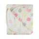 Cream-Pink Baby-Blanket and Swaddle Cream-Pink Baby-Blanket and Swaddle