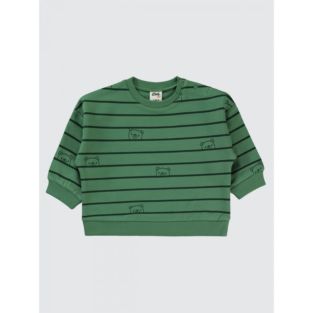 Khaki Baby-Sweatshirt Khaki Baby-Sweatshirt