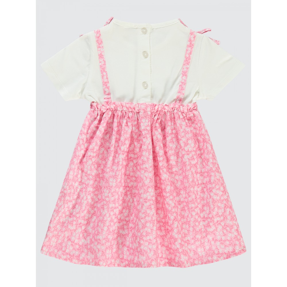 Pink Baby-Dress and Overall Pink Baby-Dress and Overall