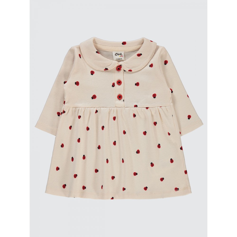 Ivory Baby-Dress and Overall Ivory Baby-Dress and Overall