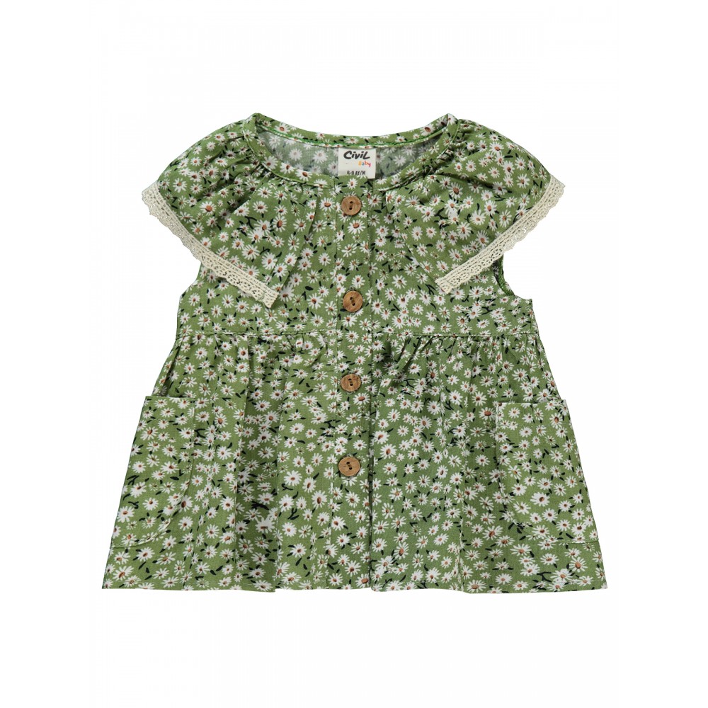 Khaki Baby-Dress and Overall Khaki Baby-Dress and Overall