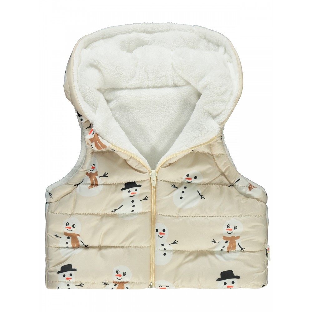 Beige Baby-Vest Beige Baby-Vest