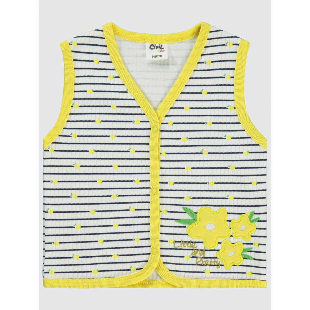 Yellow Baby-Vest Yellow Baby-Vest
