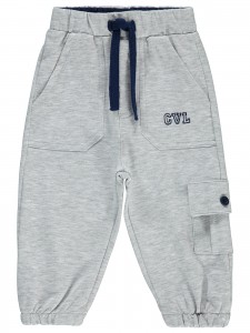 Heather Gray Melange Baby-Track Pants