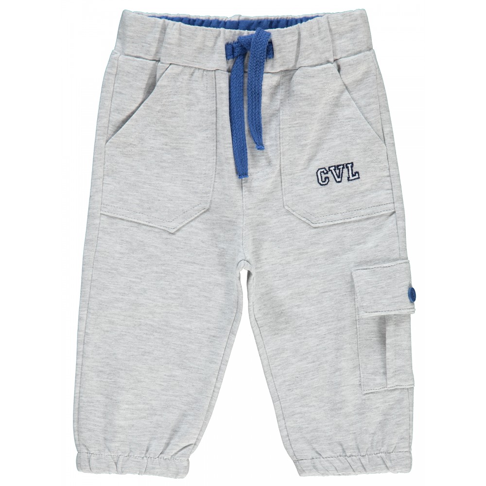 Heather Gray Melange Baby-Track Pants Heather Gray Melange Baby-Track Pants