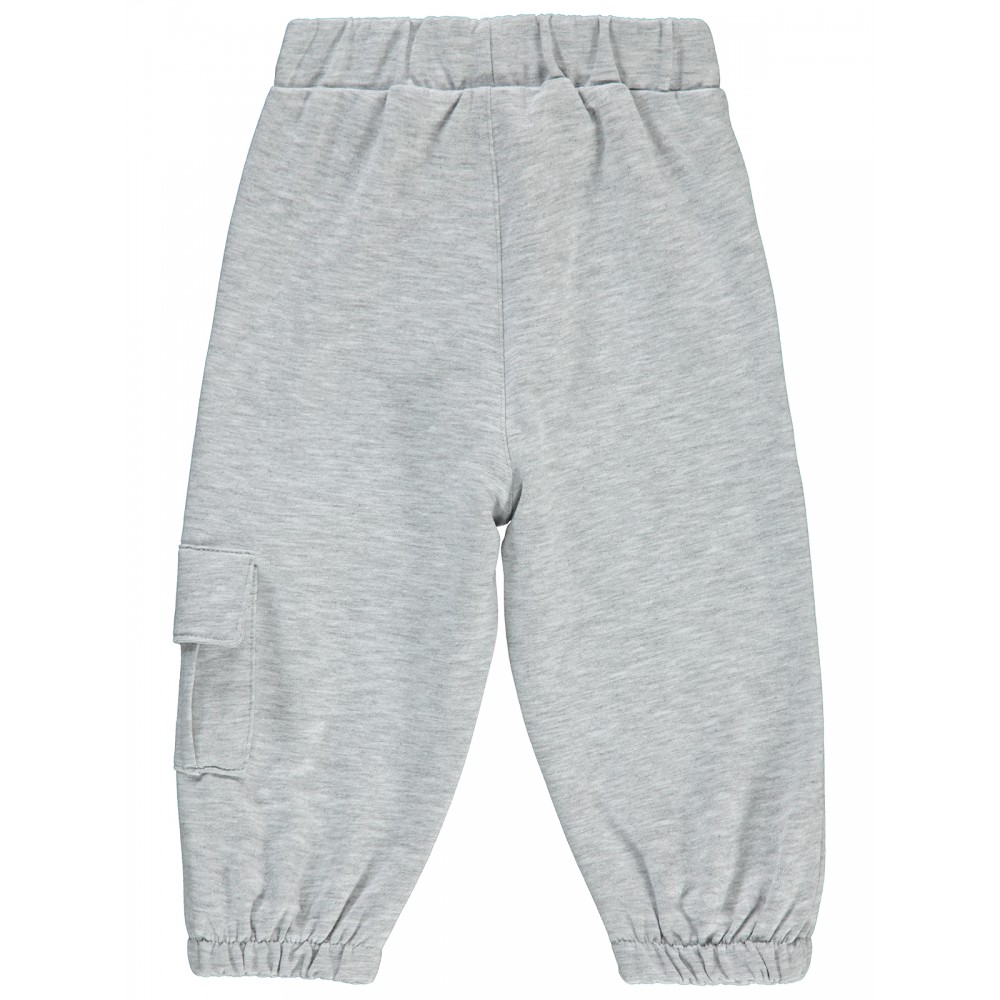 Heather Gray Melange Baby-Track Pants Heather Gray Melange Baby-Track Pants