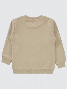 Stone Color Boys-Sweatshirt