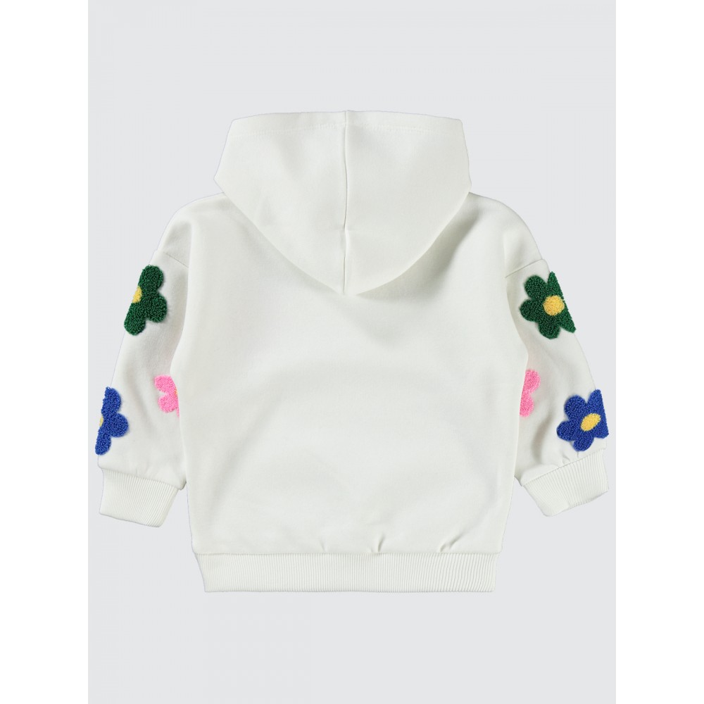 Ecru Girls-Sweatshirt Ecru Girls-Sweatshirt