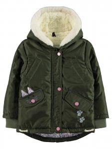 Khaki Girls-Coat