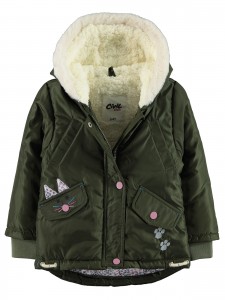 Khaki Girls-Coat