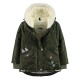 Khaki Girls-Coat Khaki Girls-Coat