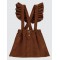Camel Brown Girls-Dress and Overall
