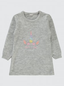 Gray Girls-Dress and Overall