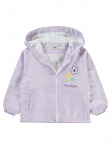 Delicate Lavender Girls-Raincoat